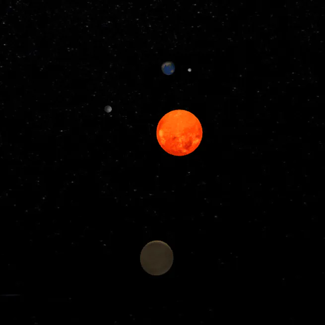 Planetary System with Three.js